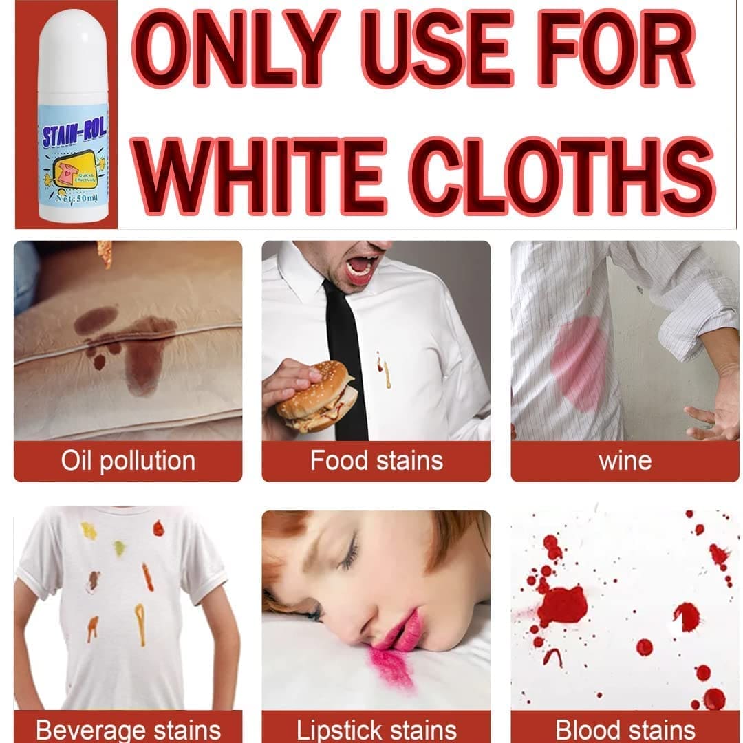Clothes Stain Removal Roller, Laundry Clothes Cleaning Roll Ball, Water Free Stain Removal Stick, Stain Remover Pen for Clothes And Fabric, Emergency Stain Removal, Multipurpose Fabric Clothes Stain Remove Stick Clothes Stain Removal Roller, Laundry Clothes Cleaning Roll Ball, Water Free Stain Removal Stick, Stain Remover Pen for Clothes And Fabric, Emergency Stain Removal, Multipurpose Fabric Clothes Stain Remove Stick